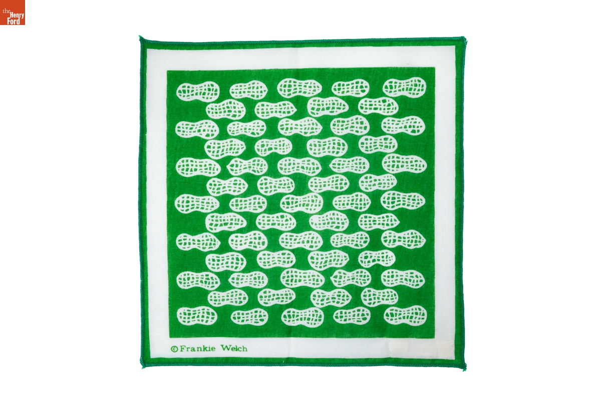 Jimmy Carter "Peanuts" Pocket Square, 1976