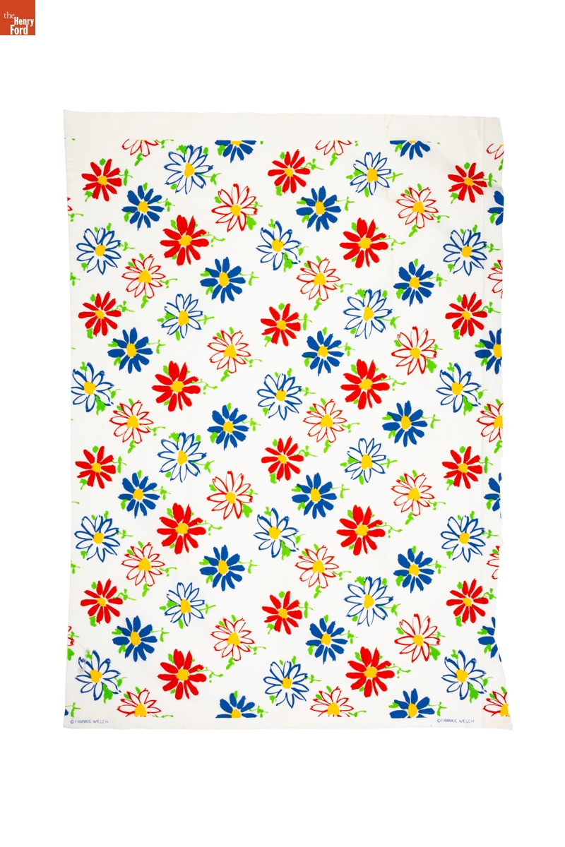 Republican National Convention "Daisy" Pattern Yardage, 1968