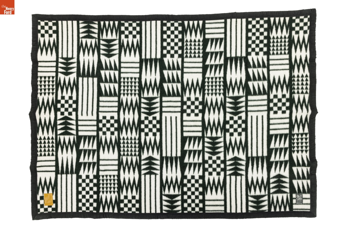 Coast Salish Pattern Wool Blanket, 2023
