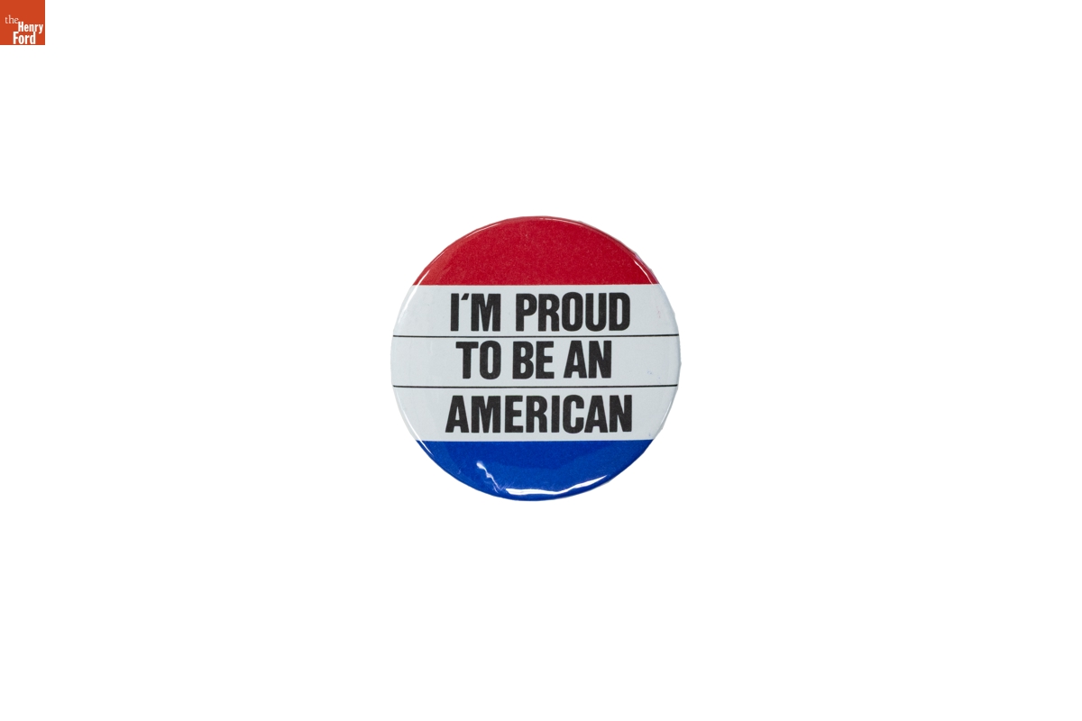 "I'm Proud To Be An American" Button, 2001