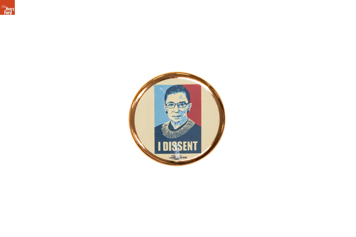 "I Dissent" Button, 2020