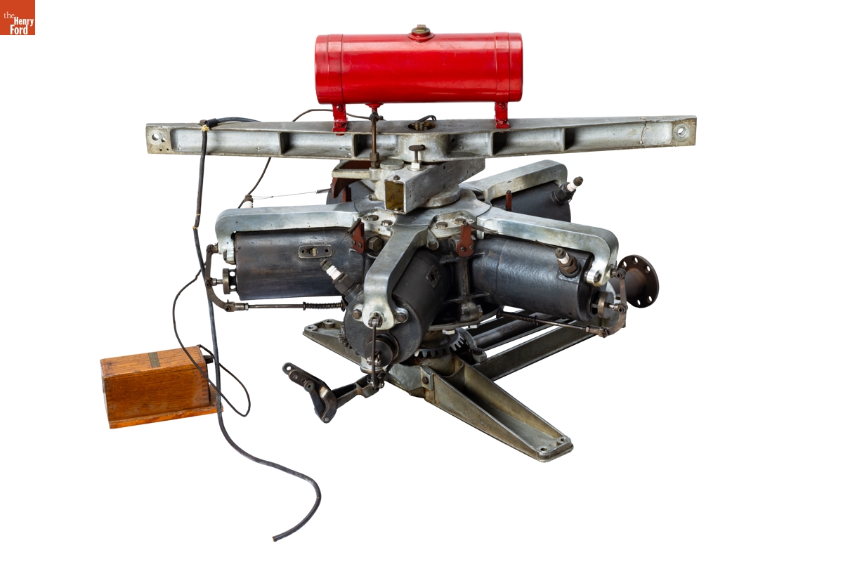 Adams-Farwell 5-Cylinder Air-Cooled Airplane Engine, circa 1908