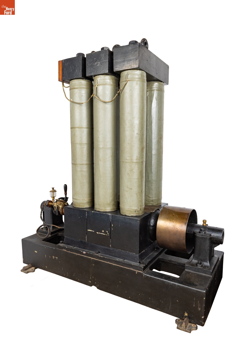 Edison Type K Bipolar Dynamo, Used at Grinnell Mills, 1882
