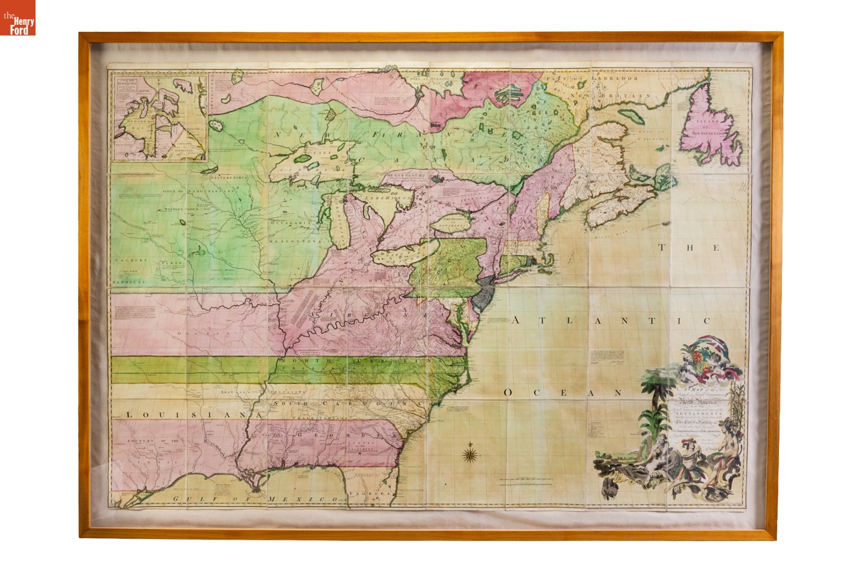 "A Map of the British and French Dominions in North America," 1755