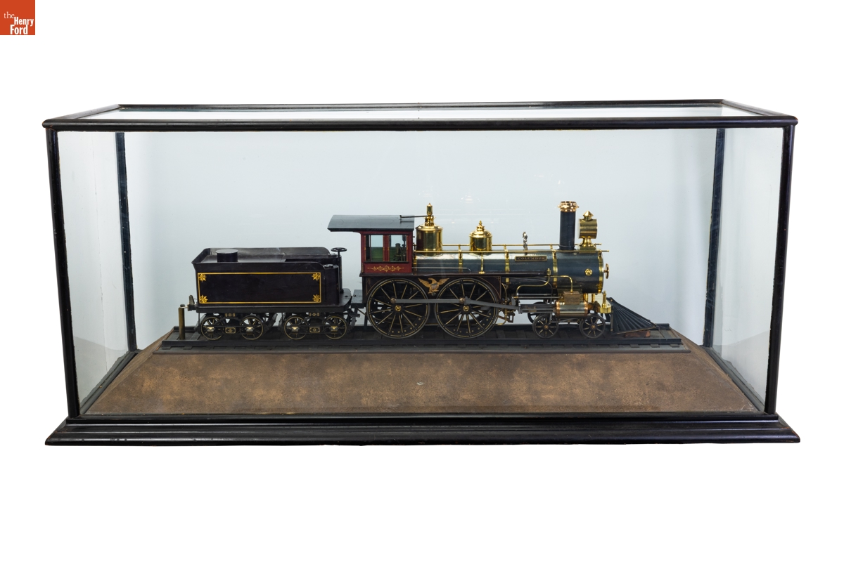 Scale Model of the "Columbus" Steam Locomotive