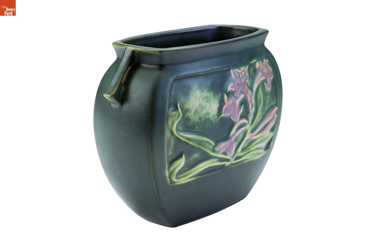 Rosecraft Panel Pillow Vase by Roseville