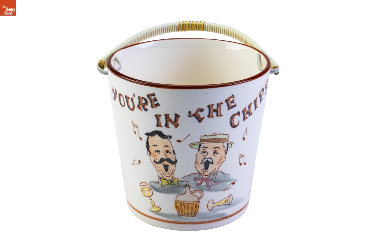"You're in the Chips" Snack Bucket, 1950-1959