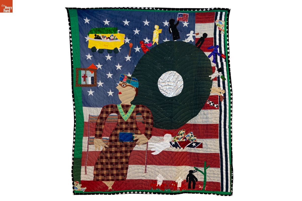 "Rosa Parks II" Quilt by Yvonne Wells, 2006