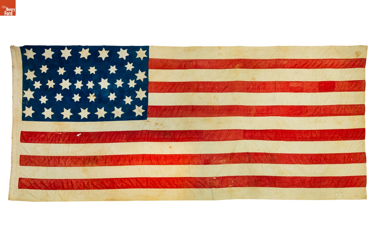 Lincoln Campaign Flag, 1860-1865