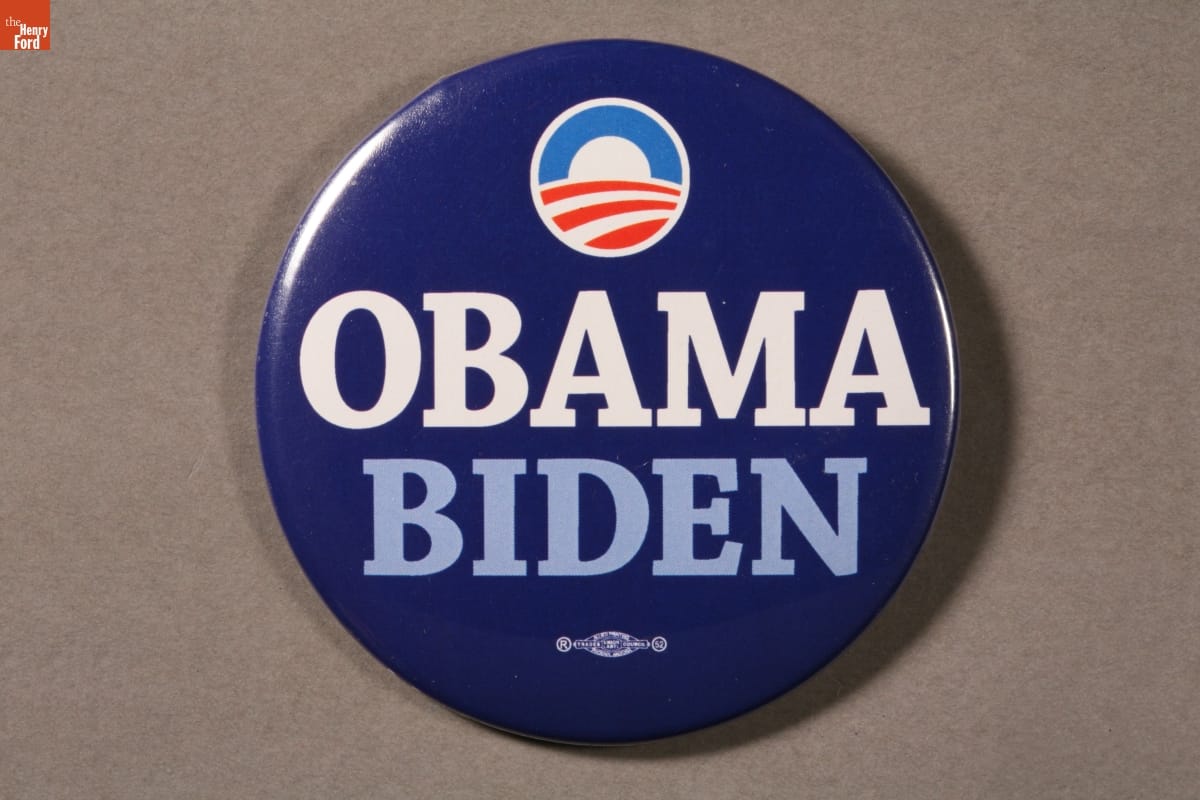 Obama-Biden Campaign Button, 2008