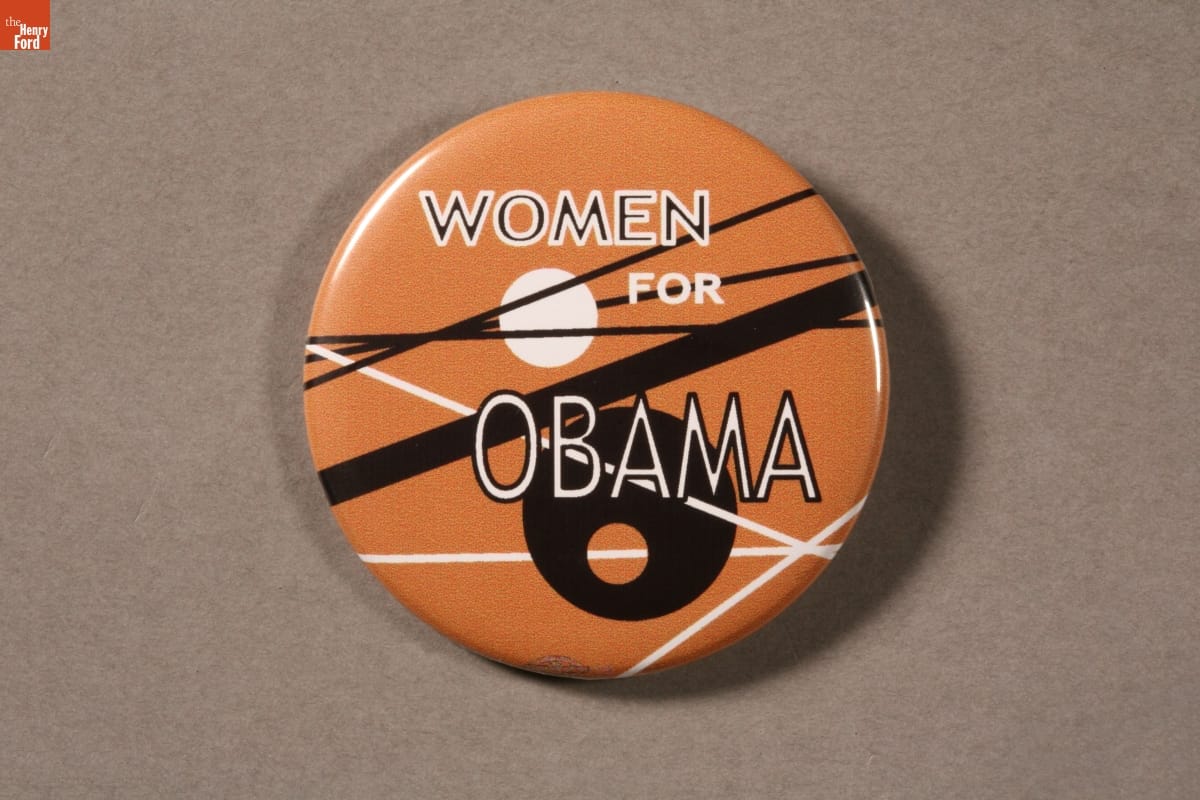 Barack Obama Campaign Button, 2008