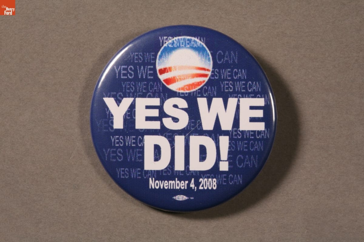 Barack Obama Campaign Button, 2008