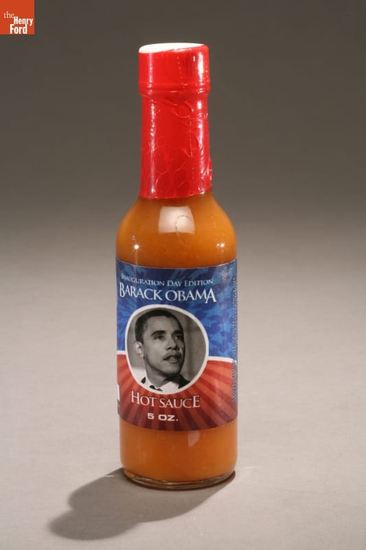 Barack Obama Inauguration Day Edition Hot Sauce Bottle, 2009