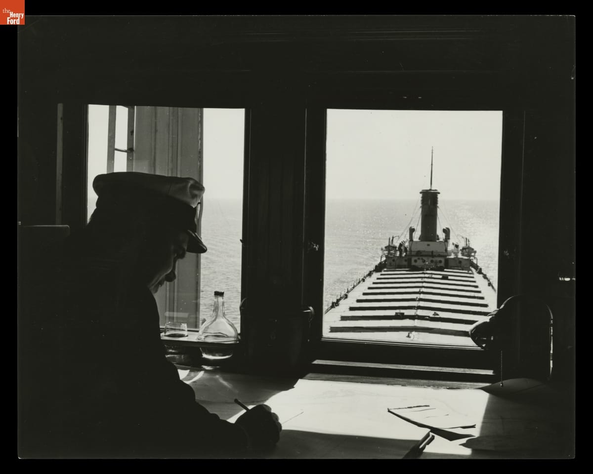 View Toward the Stern of the Ford Motor Company Ship "Benson Ford," 1947-1948