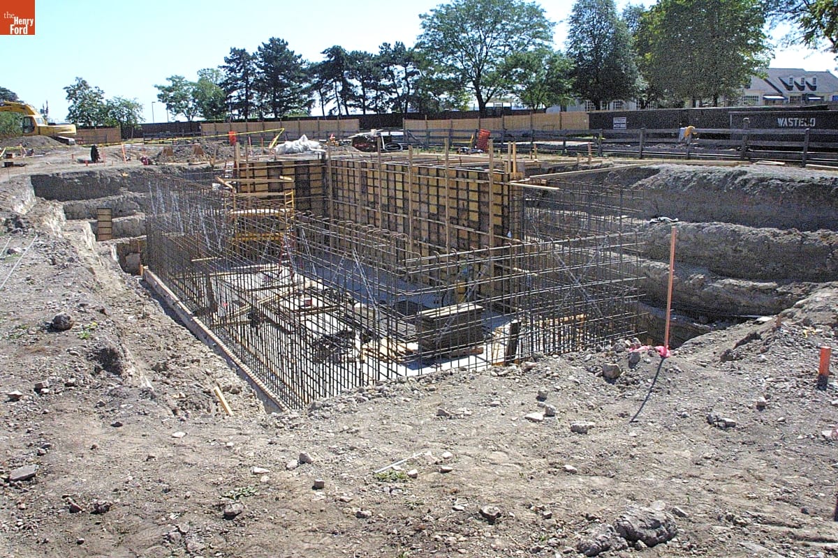 Soybean Lab Agricultural Gallery Relocation Site during the Greenfield Village Restoration Project, September 2002