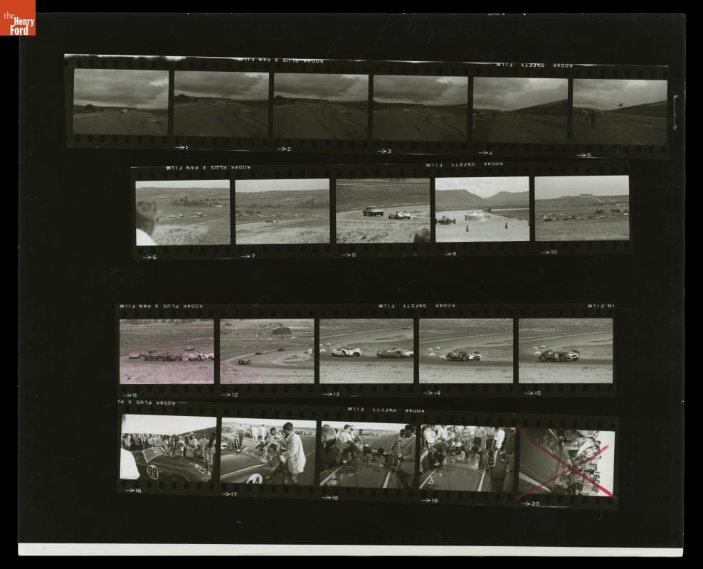 Contact Sheet, First Continental Divide National Open, Castle Rock, Colorado, August 1963