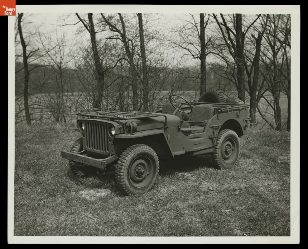 Ford GPW Military Vehicle in Woods, April 1943