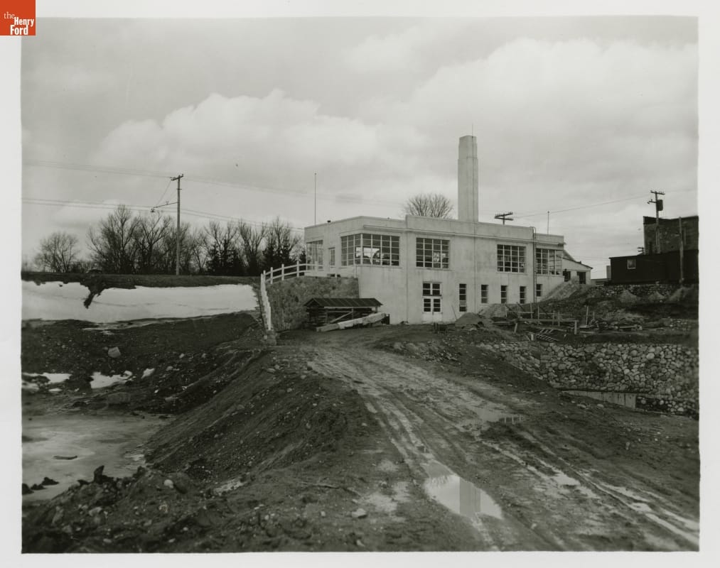 Hydroelectric Plant Construction, Ford Village Industries Plant, Clarkston, Michigan, 1942