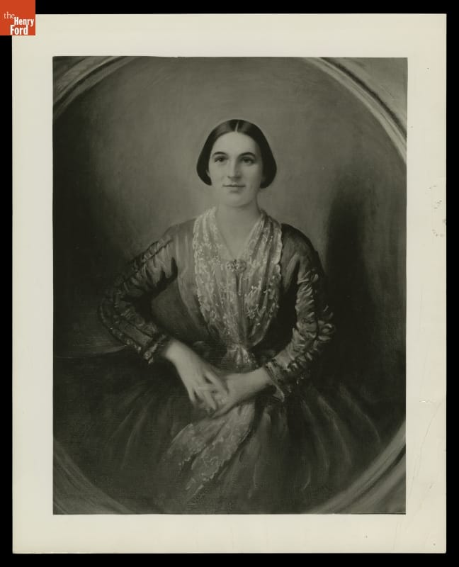 Portrait of Mary Litogot Ford, Painted by Carl Bennett Linder in 1935