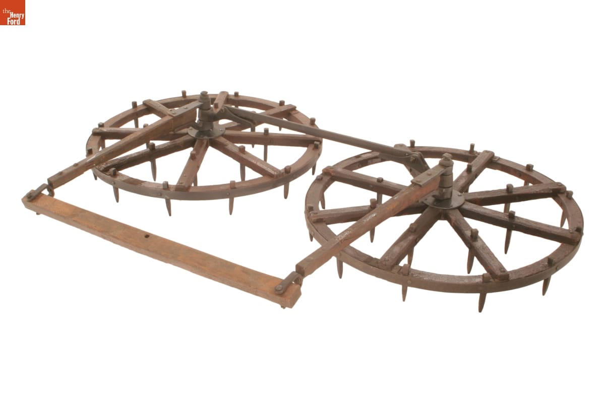 Double Rotary Harrow, circa 1870