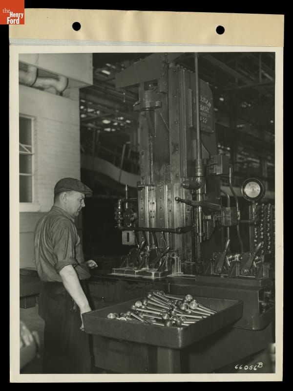 Manufacturing Spindle Bolts, Forging and Machine Operations, Ford Rouge Plant, 1936