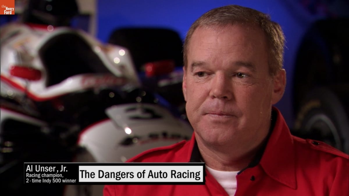 "The Dangers of Auto Racing" Clip from Interview with Al Unser, Jr., 2009